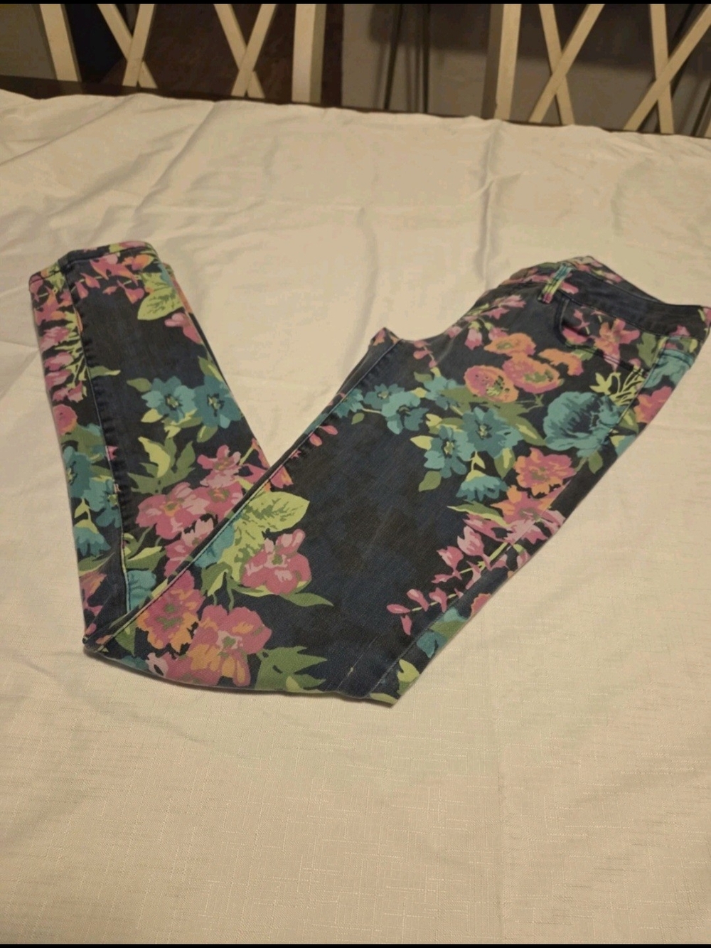 aeropostale jeans women Floral 1/2, 80s and Y2K Inspired, grunge